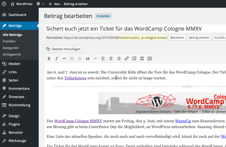 wordpress screenshot